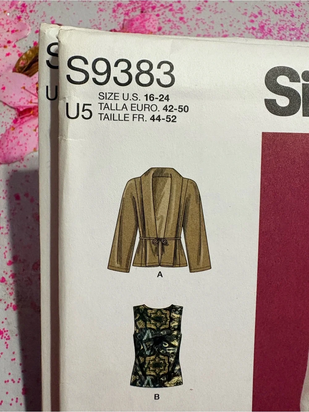 BN UNCUT SIMPLICITY 9383 U5 PLUS SIZE SEWING PATTERNS BUSINESS SUIT